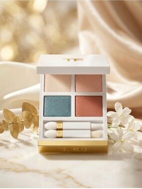 Tom Ford Eyeshadow Quad — 01 Emerald Dusk. Limited edition. New